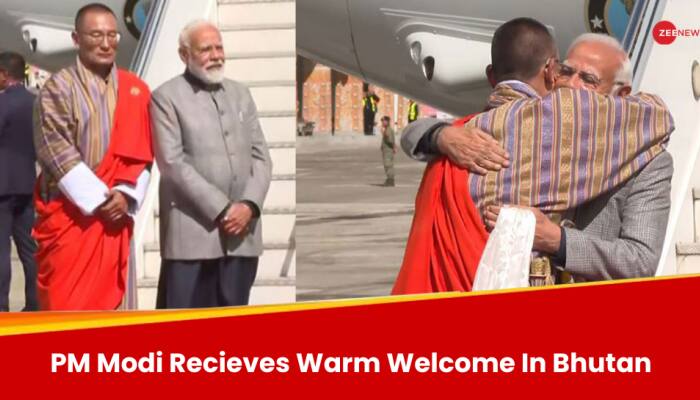 PM Modi Arrives In Bhutan On Two-Day State Visit, Receives Warm Welcome