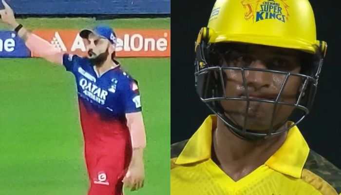 Angry Virat Kohli's Aggressive Send-Off To Rachin Ravindra In IPL 2024 Opener Goes Viral - Watch 