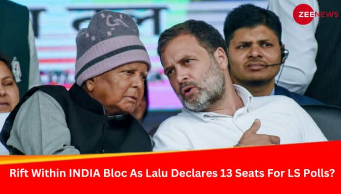 Rift Within INDIA Bloc In Bihar As Lalu Yadav &#039;Unilaterally&#039; Announces 13 Seats For Lok Sabha Polls?