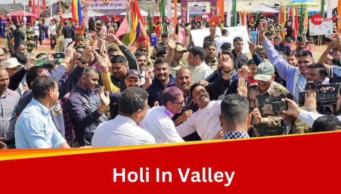 Soldiers Celebrate Holi In Kashmir Valley, Spread Message Of Brotherhood