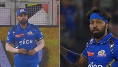 IPL 2024: Hardik Pandya Brutally TROLLED For Pointing Finger At Rohit Sharma, Ordering Him To Field In Deep