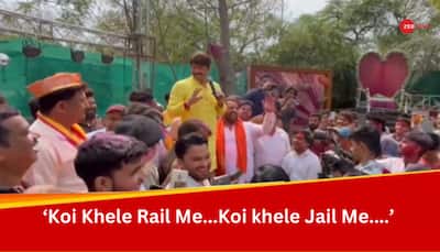 'Koi Khele Rail Me, Koi Khele Jail Me....': Manoj Tiwari Takes Veiled Dig At Delhi CM Arvind Kejriwal On Holi- Watch