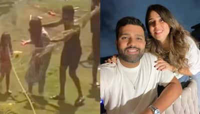 WATCH: Hardik Pandya Hugs Rohit Sharma's Wife Ritika Sajdeh During Holi Celebrations Amid Captaincy Controversy
