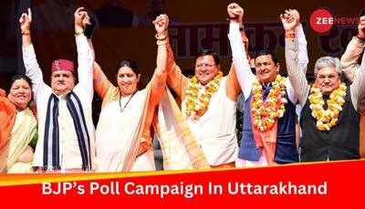 Uttarakhand: Pauri Garhwal BJP Candidate Anil Baluni Files Nomination; CM Dhami, Smriti Irani Address Public Rally