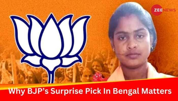 Rekha Patra: BJP&#039;s Surprise Face In Bengal Is Also Symbol Of Party&#039;s Strongest Poll Pitch