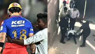 Virat Kohli's Fan Who Touched His Feet Beaten By Security, Video Goes Viral - Watch