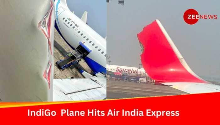 Big Mishap Averted: IndiGo Plane Hits Air India Express Plane At Kolkata Airport Runway; Probe Ordered