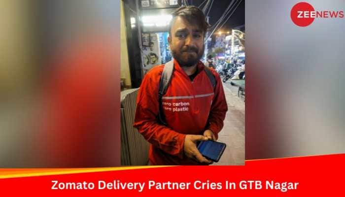 Zomato Delivery Partner Cries In GTB Nagar, Alleges Account Blockage; Company Responds