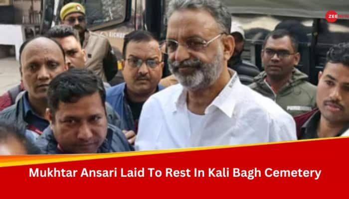 Mukhtar Ansari&#039;s Death: Mukhtar Ansari, UP&#039;s Gangster-Politician, Buried In Ghazipur Amid Tight Security