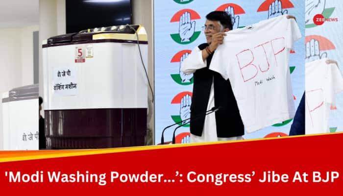 &#039;Modi Washing Powder&#039;: Congress Mocks BJP Over &#039;Clean Chit&#039; To Leaders Aligning With Ruling Party