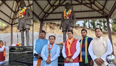 Pauri: BJP LS Candidate Anil Baluni Pays Tribute To Freedom Fighter Veer Chandra In Thalisain, Interacts With Public
