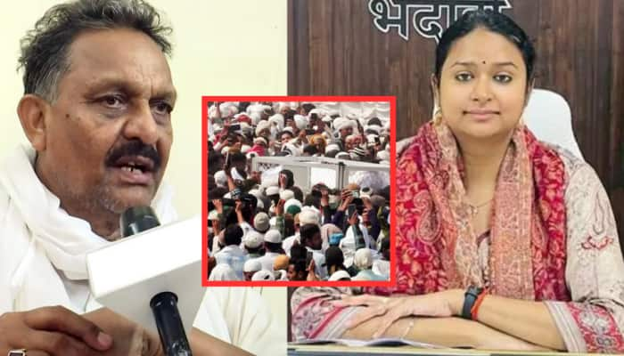 Argument Breaks Out Between  Ghazipur DM, MP Afzal Ansari At Mukhtar Ansari&#039;s Funeral