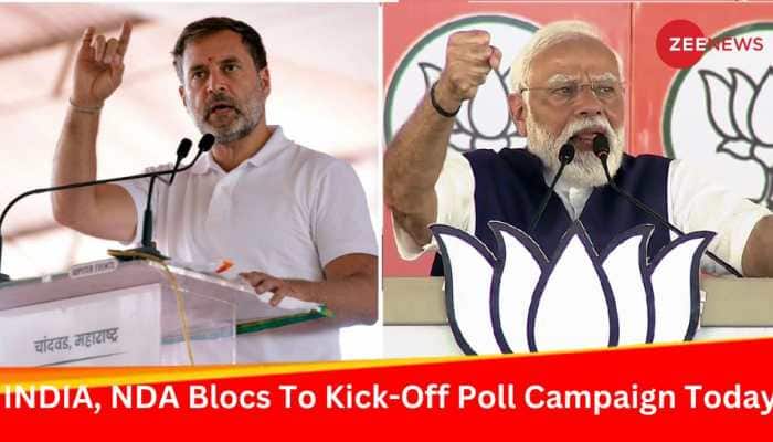 Show Of Strength By BJP-Led NDA, Congress-Led INDIA Block Today: Modi, Rahul Gandhi To Lead Rallies