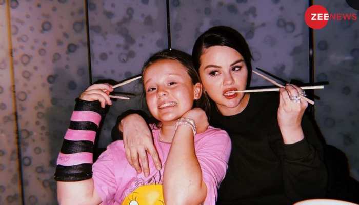 Selena Gomez Offers A Peek Into her Fun- Filled &quot;sissy date night&quot; with sister Grace ,The siblings Posed With Chopsticks In Silly Snaps ! 