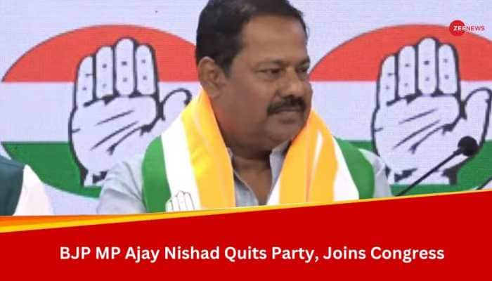 &#039;Shocked By Betrayal&#039; BJP MP Ajay Nishad Quits Party Ahead Of Lok Sabha Polls