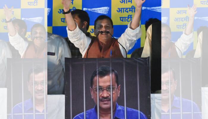 Sanjay Singh Slams BJP As He Walks Out Of Jail, Says &#039;Kejriwal Arrested Because.....&#039;