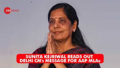'People Of Delhi Should Not Suffer': Sunita Kejriwal Reads Out Delhi CM's Message For AAP MLAs 
