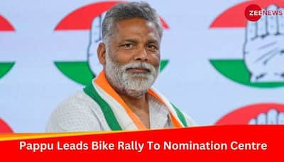 Pappu Leads Bike Rally To Nomination Centre, Defies INDIA Bloc To Run Independently From Purnea Seat