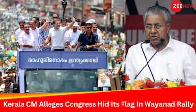 'Rahul Lacked Courage...' Kerala CM Alleges Congress Hid Its, Ally Muslim League's Flag In Wayanad Rally 