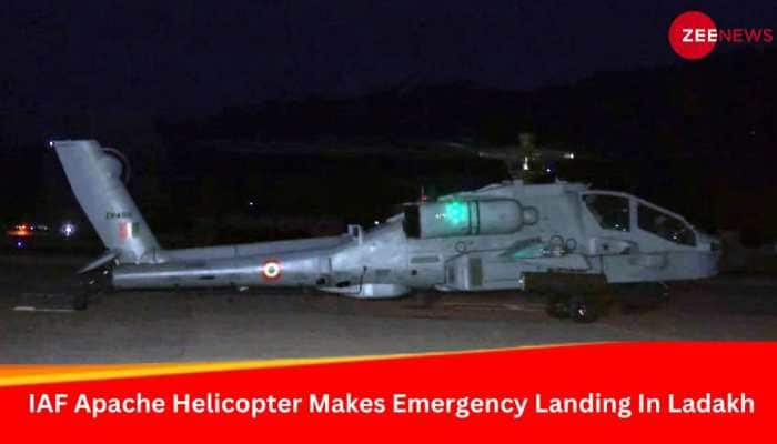IAF Apache Helicopter Makes Emergency Landing In Ladakh, Pilots Unharmed