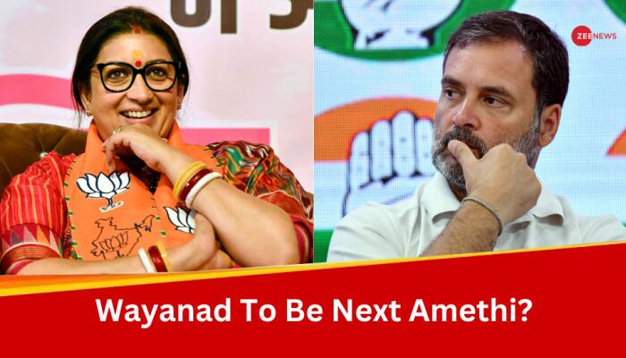 Wayanad To Be Next Amethi? Smriti Irani Leads BJP Candidate&#039;s Nomination Rally In Rahul Gandhi&#039;s Seat