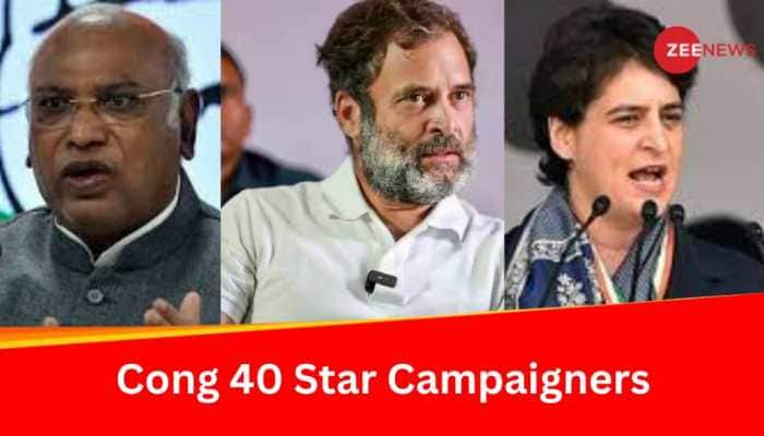 Lok Sabha Elections: Kharge, Rahul, Priyanka Among Congress&#039; 40 Star Campaigners For Uttarakhand
