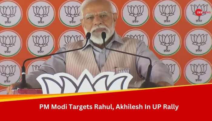 &#039;Do Ladkon Ki Flop Film...&#039;: PM Modi Mocks Rahul Gandhi, Akhilesh Yadav In Saharanpur Rally