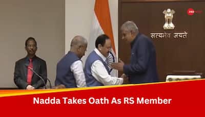 JP Nadda Takes Oath As Rajya Sabha Member From Gujarat