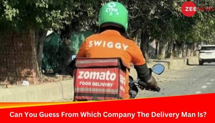 Zomato Bag, Swiggy Shirt, Zypp Helmet: Can You Guess From Which Company The Delivery Man Is?