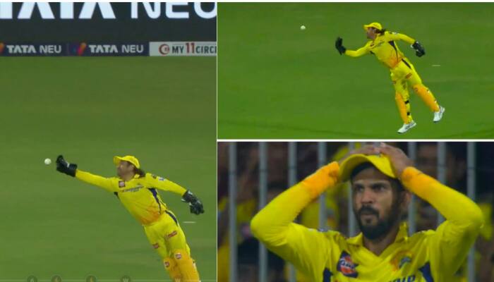 IPL 2024: Internet In Disbelief As MS Dhoni Drops Catch Of Andre Russell During CSK vs KKR Match - WATCH