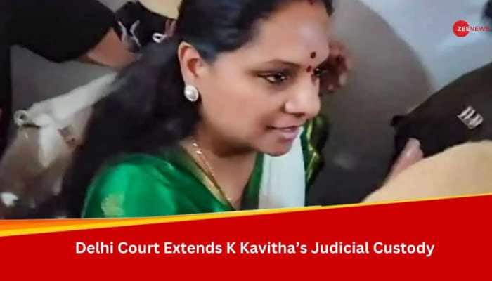 Excise Policy Case: BRS Leader K Kavitha&#039;s Judicial Custody Extended Till April 23