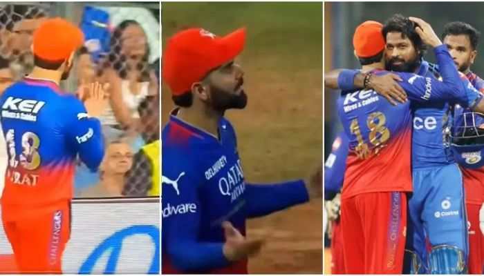 Virat Kohli Asks Wankhede Crowd To Stop Booing Hardik Pandya During MI vs RCB IPL 2024 Match, Video Goes Viral - Watch