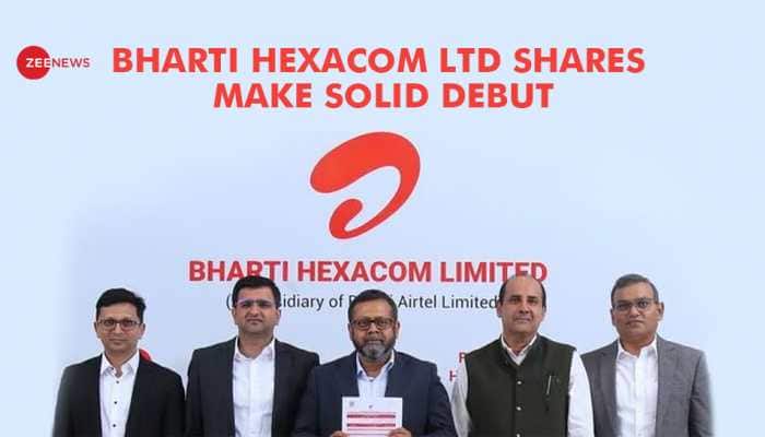 Bharti Hexacom Ltd Shares Make Solid Debut With A 32% Premium Over Issue Price