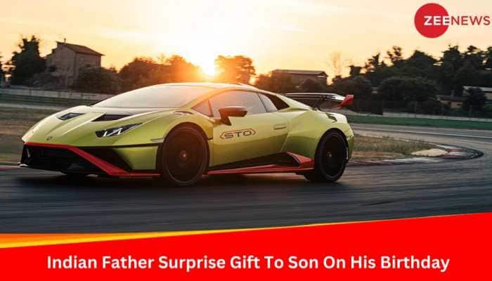 Indian Father Surprises Son With Lamborghini Huracan STO Worth Over Rs 5 Crore On 18th Birthday: WATCH Video