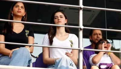 Shah Rukh Khan Spotted Cheering For KKR At Eden Garden With Suhana Khan And AbRam, Video Goes Viral - Watch