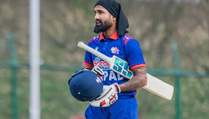 WATCH: 6,6,6,6,6,6; Nepal's Dipendra Singh Airee Rans Havoc Vs Qatar Bowler