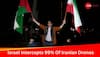 Israel Claims To Intercept 99% Of Iranian Drones, Missiles With US' Support