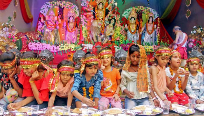 Navratri Kanya Puja 2024: Worship Maa Durga's Avatars- Check Shubh Muhurat, Significance And Puja Vidhi Of Kanjak Pujan On Ashtami