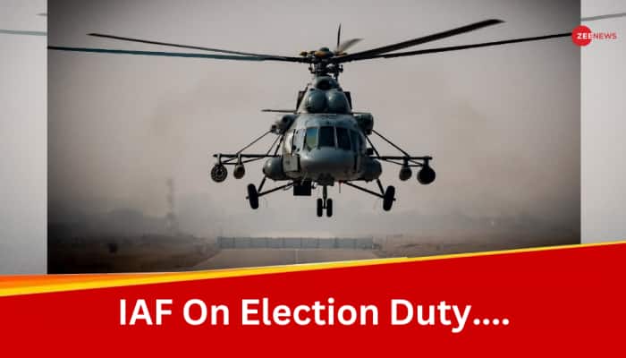Watch: IAF Mi-17 Helicopters Flies Polling Teams To Booths In Naxal-Hit Area Ahead Of LS Polls 