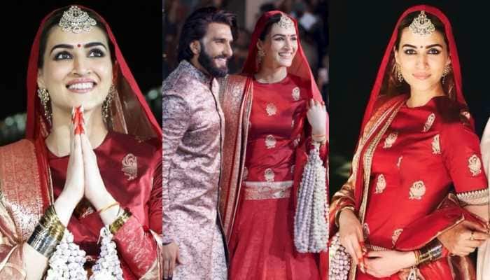 Fans Are Obsessed With Kriti Sanon&#039;s &#039;Banarasi Look&#039; As She Turns Showstopper With Ranveer Singh In Kashi, Check Out Reactions 