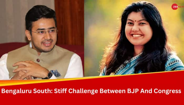 Lok Sabha Elections 2024: In Bengaluru South, BJP&#039;s Tejasvi Surya Takes On Karnataka Congress Minister&#039;s Daughter Sowmya Reddy