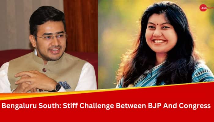 Lok Sabha Elections 2024: In Bengaluru South, BJP's Tejasvi Surya Takes On Karnataka Congress Minister's Daughter Sowmya Reddy