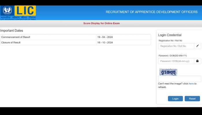 LIC ADO 2023 Results Declared; Check Out The Steps To Download Here