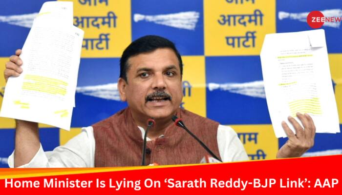 &#039;Home Minister Is Lying...&#039;: AAP&#039;s Sanjay Singh Claims BJP Received Rs 50 Crore Electoral Bond From Liquor Scam ‘Kingpin’ Sarath Reddy