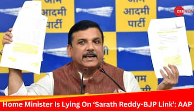 'Home Minister Is Lying...': AAP's Sanjay Singh Claims BJP Received Rs 50 Crore Electoral Bond From Liquor Scam ‘Kingpin’ Sarath Reddy