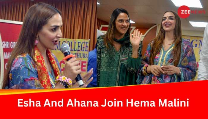 Uttar Pradesh Lok Sabha Election: Esha And Ahana Deol Join Hema Malini In Mathura For Campaign