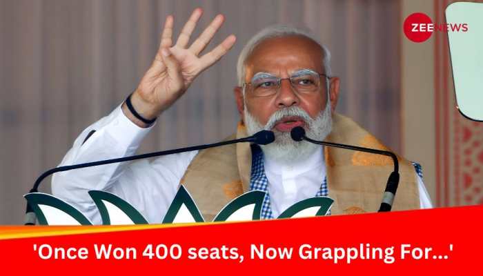 'Once Won 400 seats, Now Grappling For...': PM Modi Hits Out At Congress In Rajasthan 'Once Won 400 seats, Now Grappling For...': PM Modi Hits Out At Congress In Rajasthan