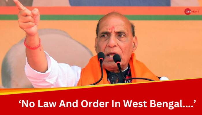 &#039;This Is A Govt Of Corrupts, Goons And Criminals...&#039;: Rajnath Singhs Slams TMC In West Bengal