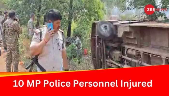 10 Police Personnel Injured After Bus Overturns In Chhattisgarh