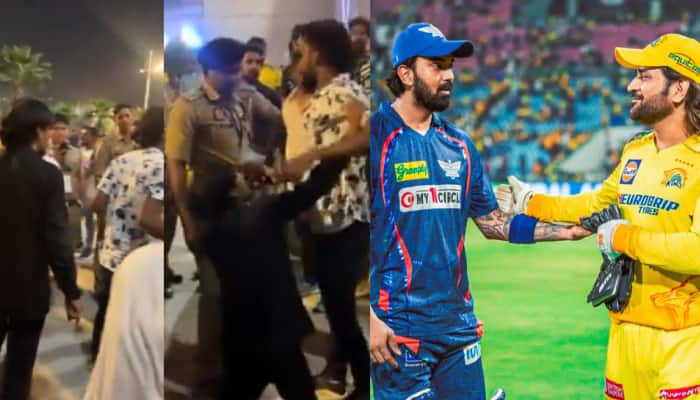 IPL 2024: Police Catches Fan Trying To Steal Match Ball Of LSG vs CSK, Video Goes Viral - WATCH